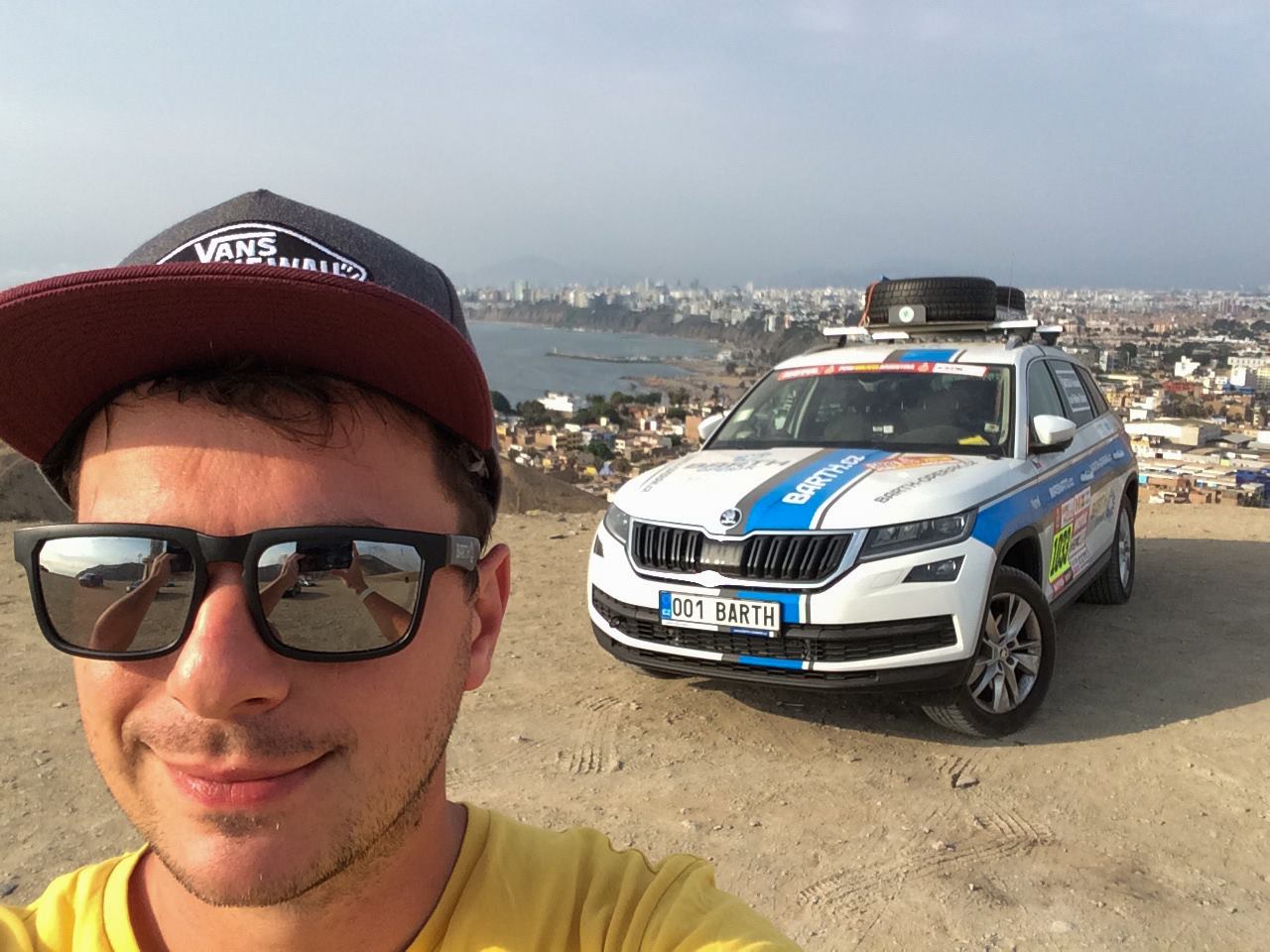 Michal Dvořáček na rallye Dakar