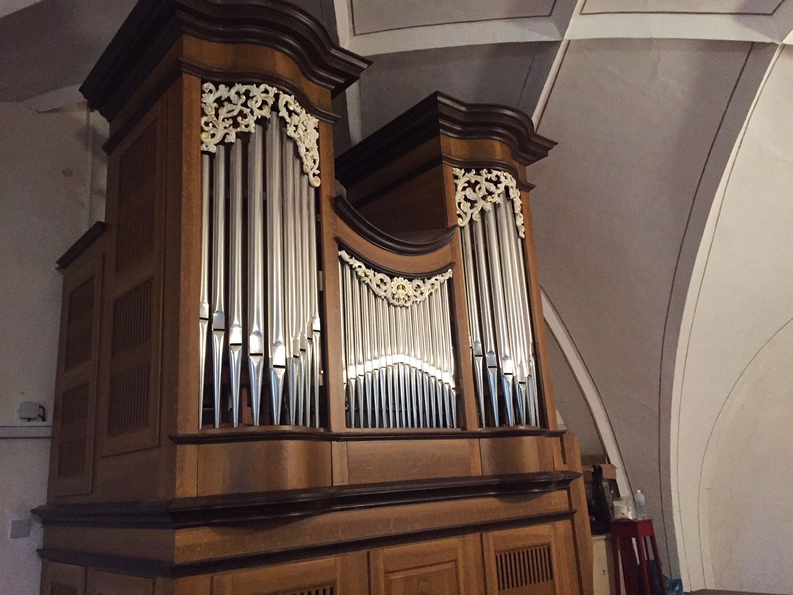 Varhany v Přepychách v kostele sv. Prokopa