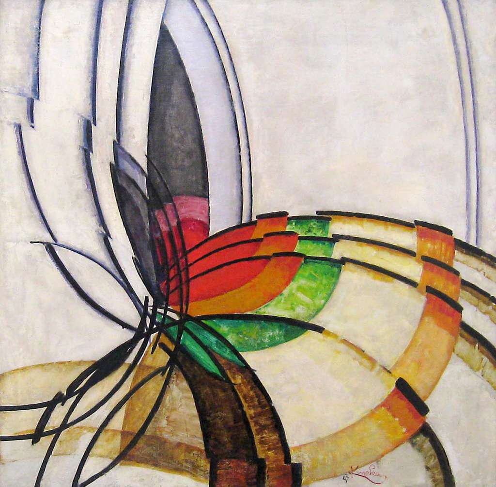František Kupka: Prisme, 1947 (olejomalba 70x70 cm)