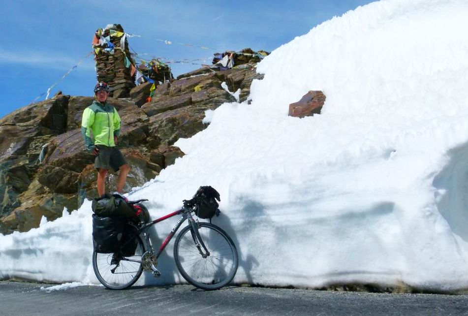 Cyklocestovatel Tomáš Zaplatílek na své cestě ze Singapuru do Ladakhu