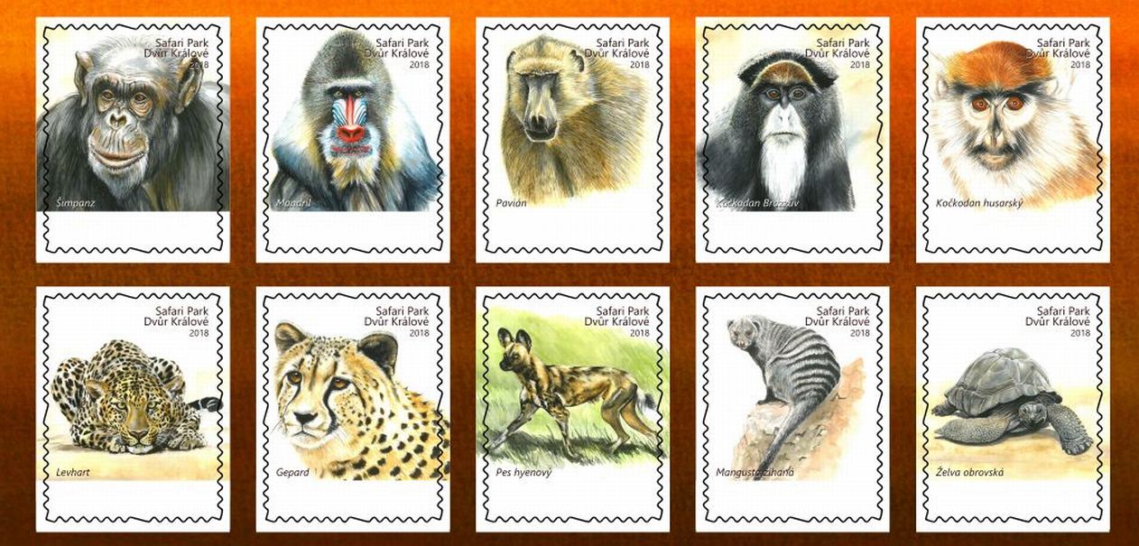 Safari Park Dvůr Králové připravil na počest Josefa Vágnera emisi vlastních známek