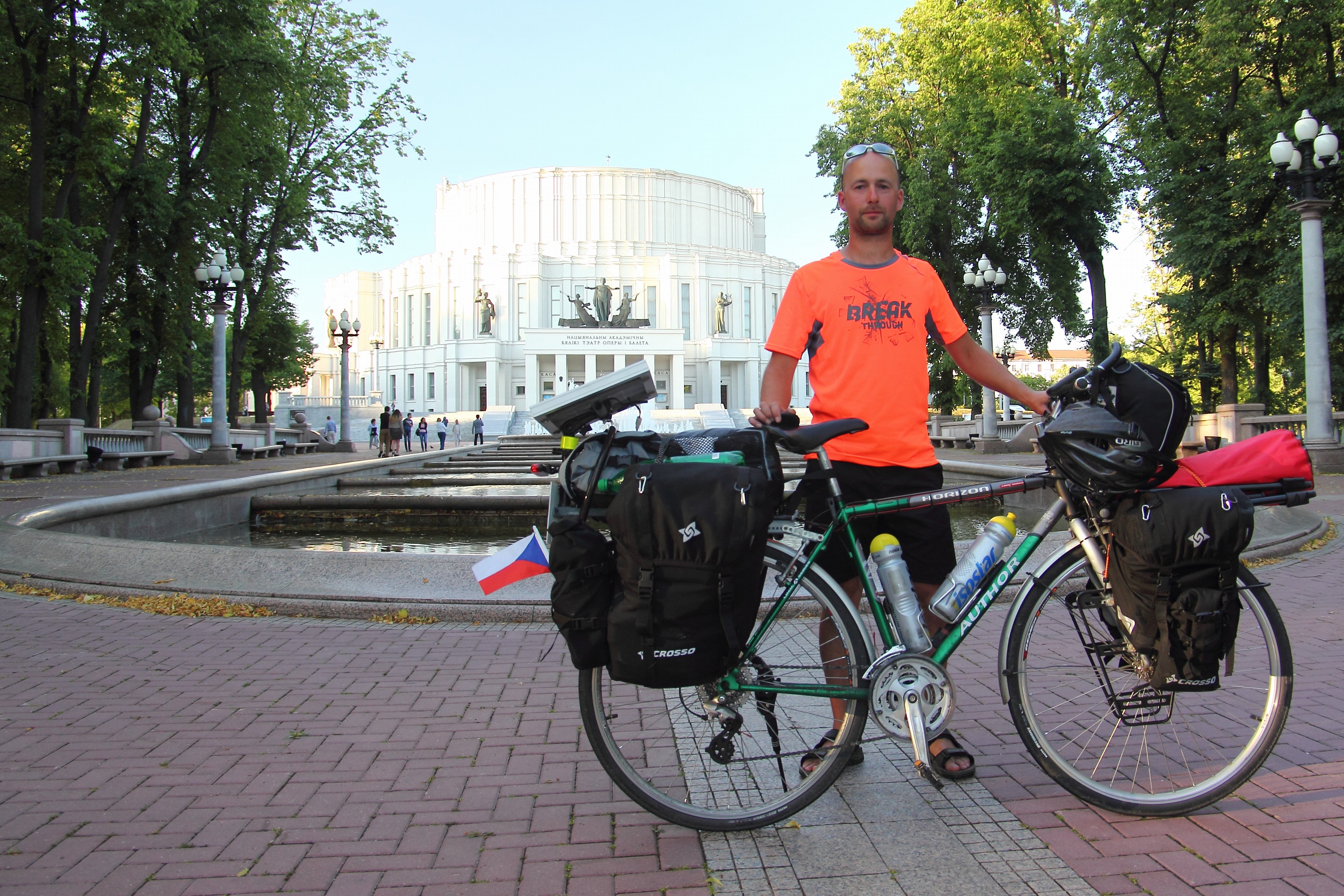 S bicyklem na cestách - Minsk