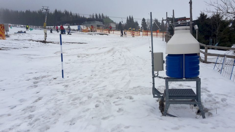 Automatická srážkoměrná stanice Pomezní Boudy