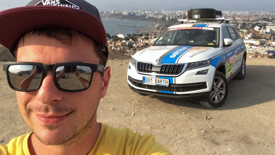 Michal Dvořáček na rallye Dakar