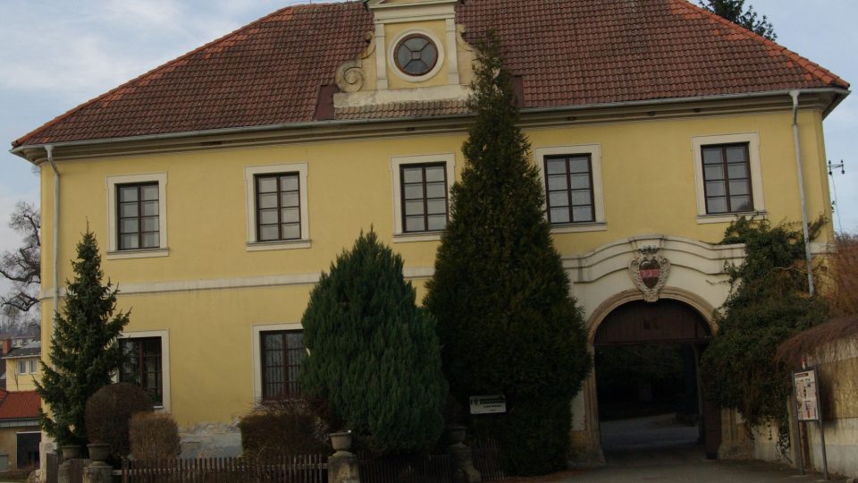 Hořický zámek nad náměstím Jiřího z Poděbrad