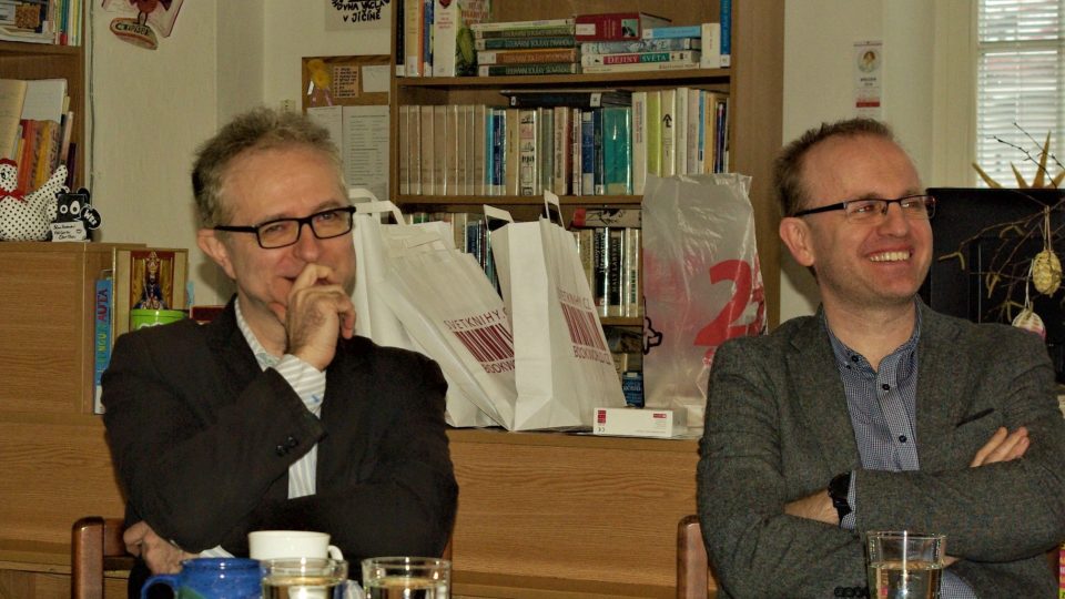 Ředitel Albatrosu Ondřej Muller (vlevo) a ředitel Akademie JAK David Jung
