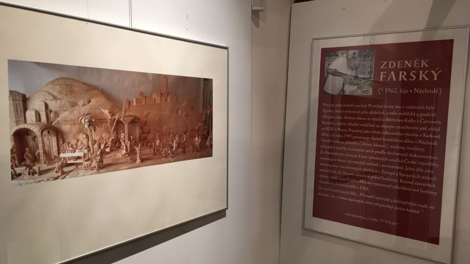 Výstava betlémů Zdeňka Farského v Galerii Zázvorka
