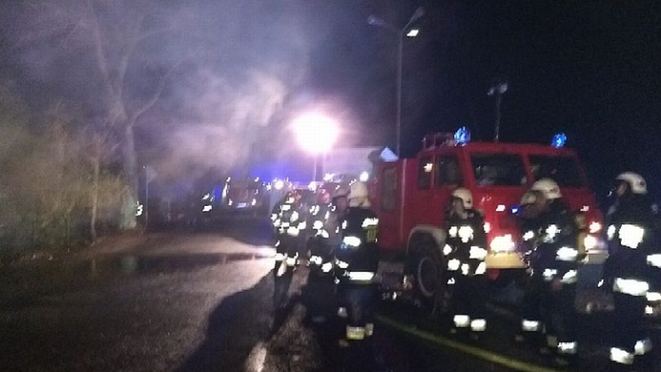 České hasičské jednotky pomáhaly u požáru polského penzionu