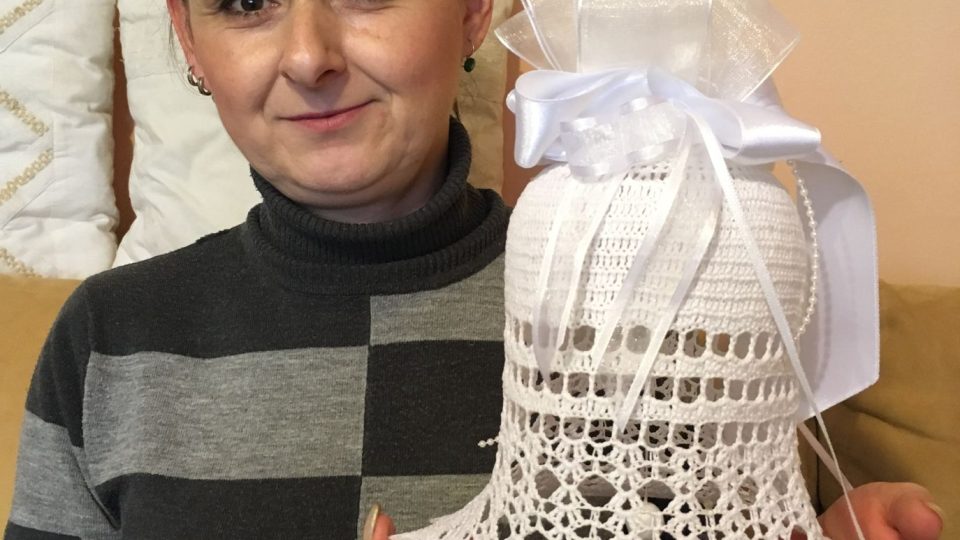Monika Šimonová  a její háčkované vánoční zvony