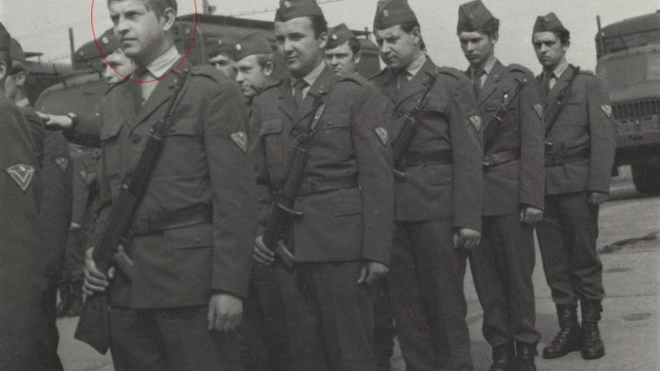 Josef Kordík v základní vojenské službě