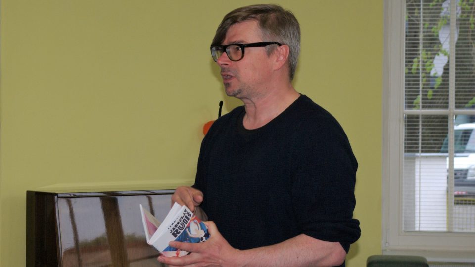 Jaroslav Rudiš na začátku představil svou loňskou novelu Český ráj