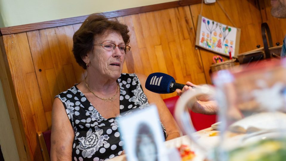 Miroslava Nováková vzpomínala | foto: Martin Čuřík Miroslava Nováková vzpomínala