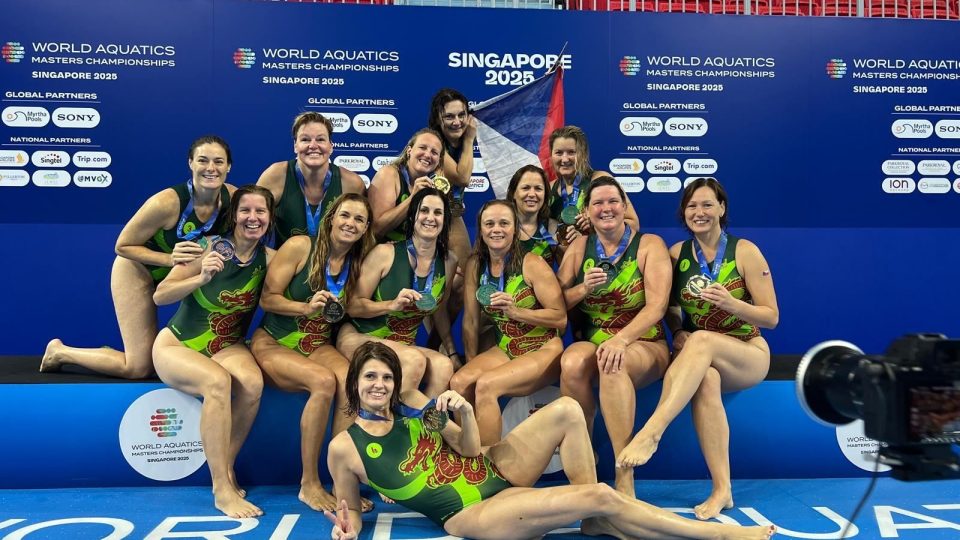 České vodní pólistky zvítězily v kategorii Masters na letošním mistrovství světa v plaveckých sportech v Singapuru