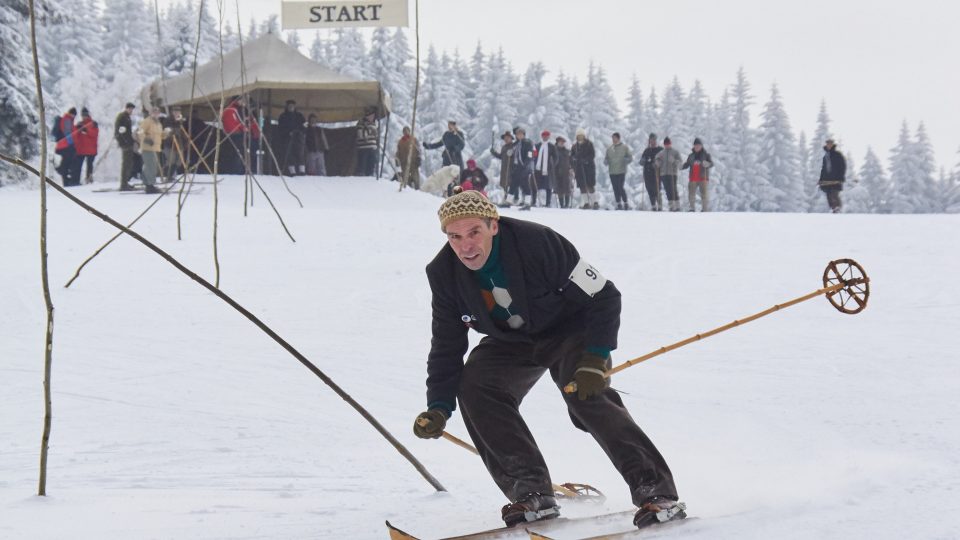 Mistrovství ČR v historickém lyžování v Olešnici v Orlických horách