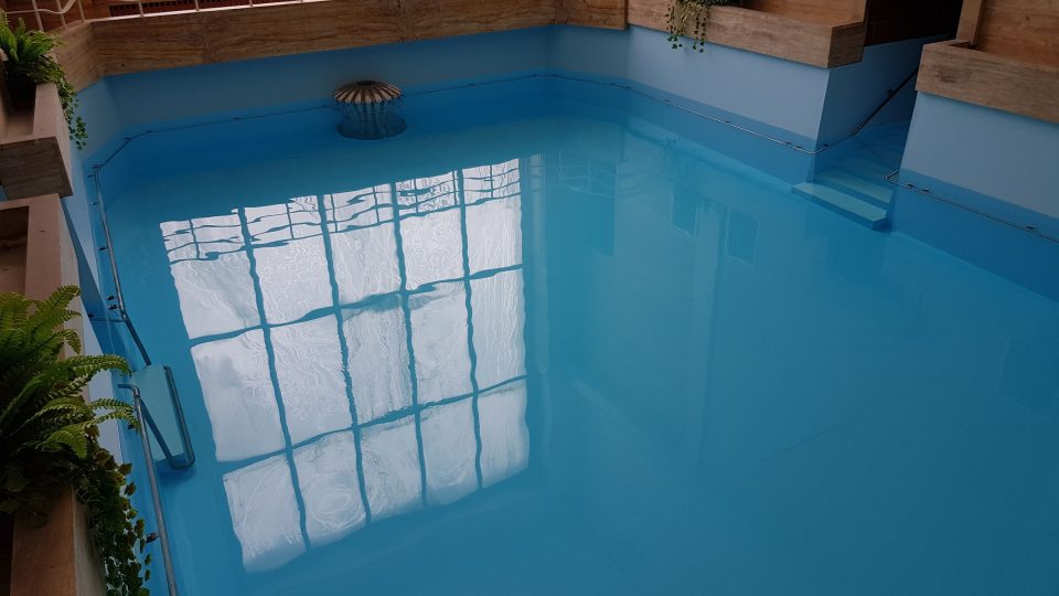 Velký bazén v Janských Lázních po opravě