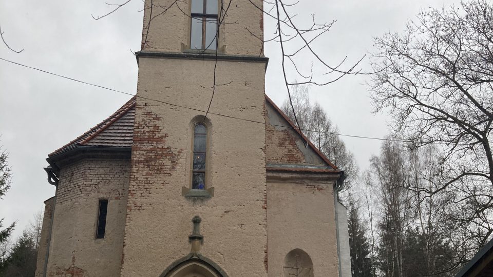 Soulkostel - bývalý kostel Panny Marie Pomocné Vernéřovice