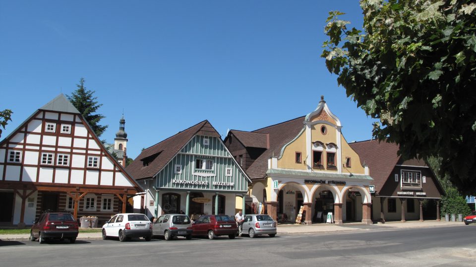 Krkonošské muzeum ve Vrchlabí - Čtyři historické domky