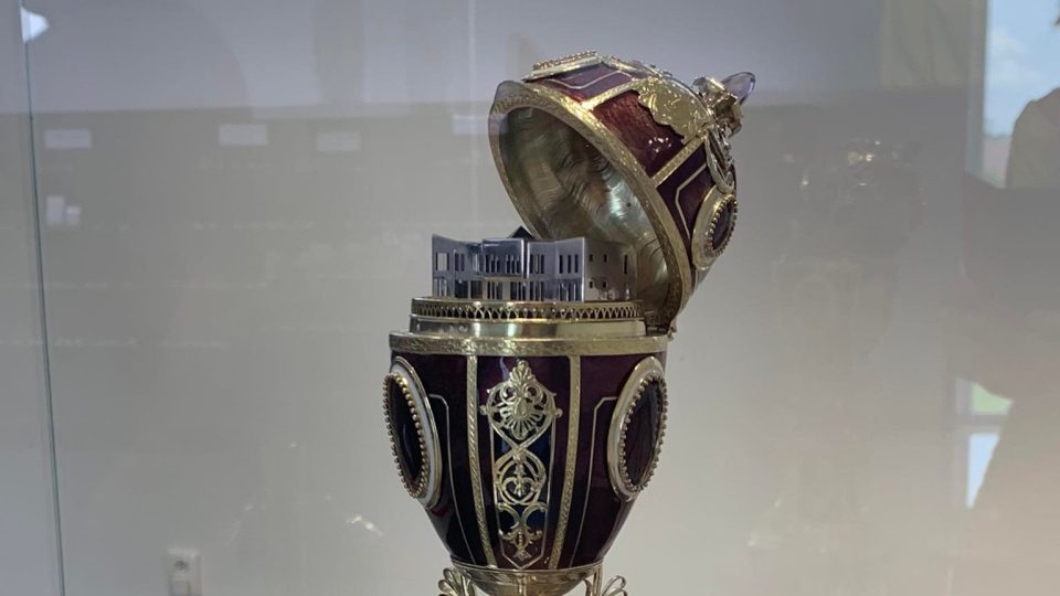 Unikátní Fabergého vejce je k vidění v Galerii minerálů ve Dvoře Králové