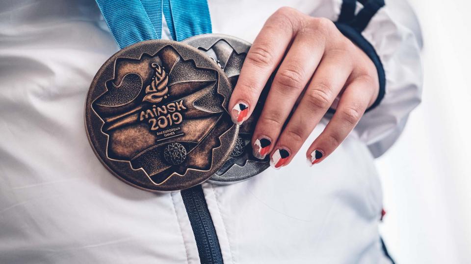 Sportovní střelkyně Nikola Mazurová vystřílela na Evropských hrách v Misku dvě medaile