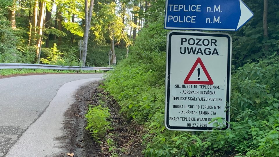 Mezi Teplicemi nad Metují a Adršpachem začala oprava hlavního silničního tahu