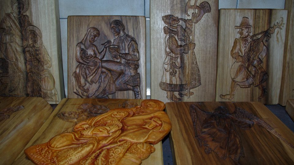 Dřevěné formy na perník od Aleše Vostřeze jsou uměleckými díly