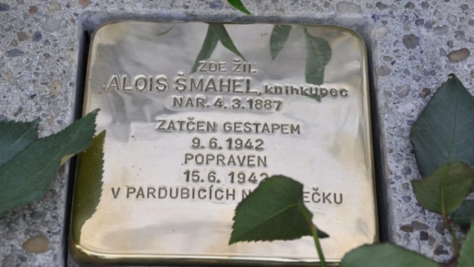 Jaroměř - kámen zmizelého pro Aloise Šmahela