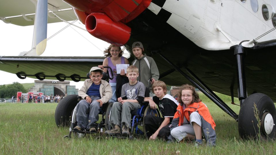 Open Skies for Handicapped na letišti v Hradci Králové