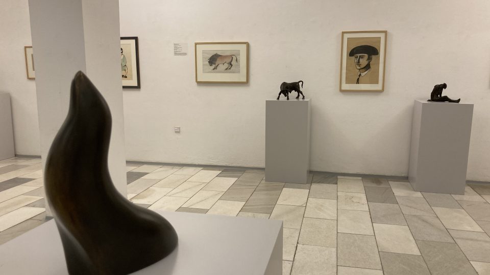 V náchodské Galerii výtvarného umění byla otevřena výstava: Vincenc Vingler ZOO