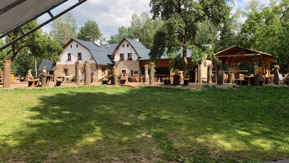 Štěrbova vila u přehrady Les Království nedaleko Dvora Králové nad Labem