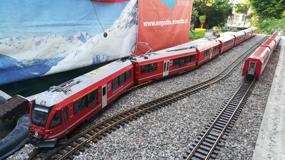 Malou Albulu, repliku nejkrásnější železnice na světě, najdete v podzámčí chlumecké Karlovy koruny