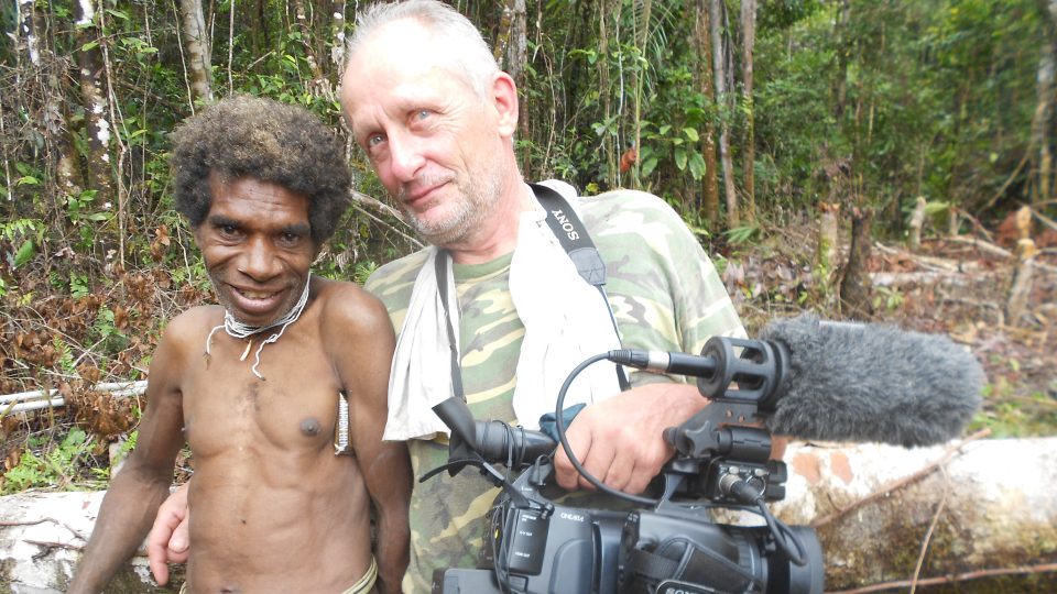 Natáčení dokumentu Jak se dělá ságo - Papua Nová Quinea