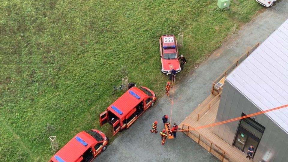 Podobné záchranné akce provádějí hasiči jen zřídka