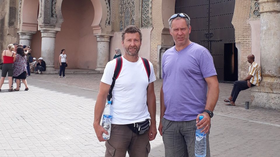 S Ludvíkem Bergerem a hokejem z Náchoda v Africe - Rabat