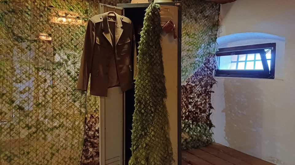 Část výstavy je věnovaná i Zelené hoře a Černým baronům | foto: Soňa Vaicenbacherová, Český rozhlas Část výstavy je věnovaná i Zelené hoře a Černým baronům