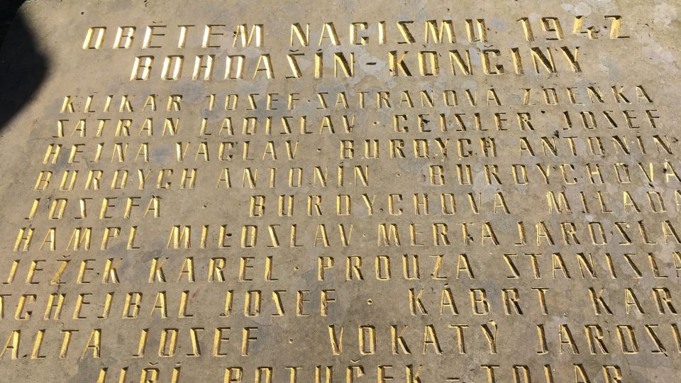 Památník obětem nacismu Bohdašín