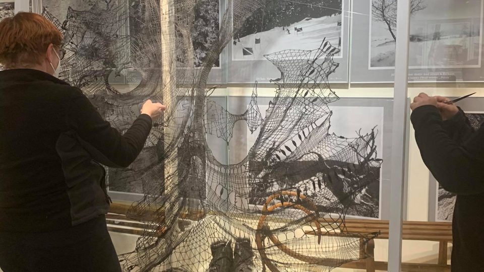 Pracovníci vambereckého muzea krajky mají za sebou obnovu unikátní krajky