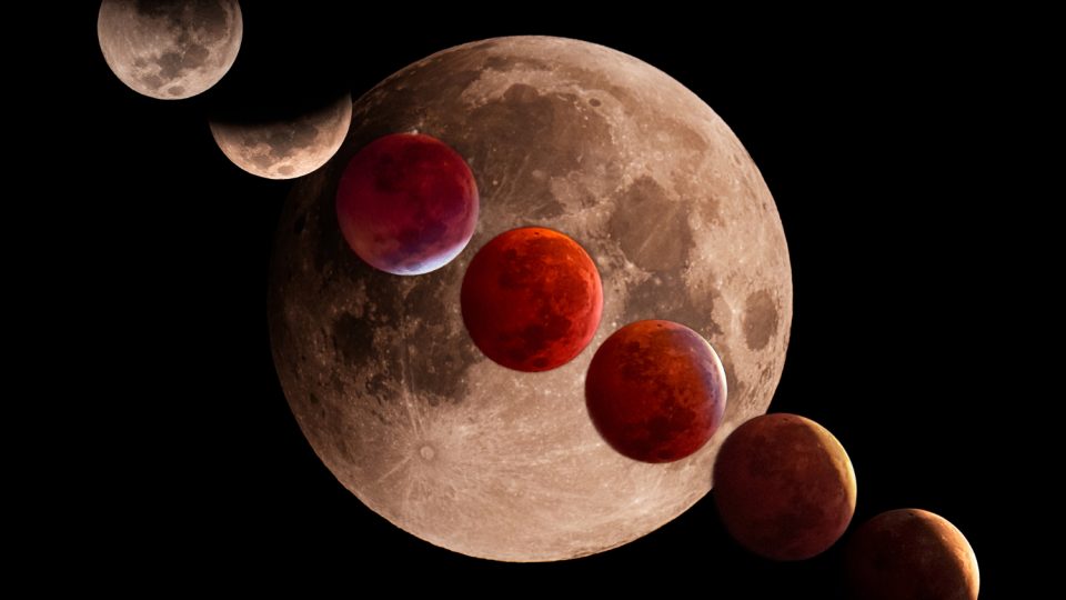 Krásy vesmíru na astrofotografiích Zdeňka Bardona - fáze Měsíce