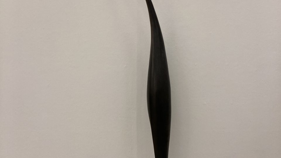 Vincent Vingler - Štíhlý pták (Volavka), 1965, patinovaný bronz