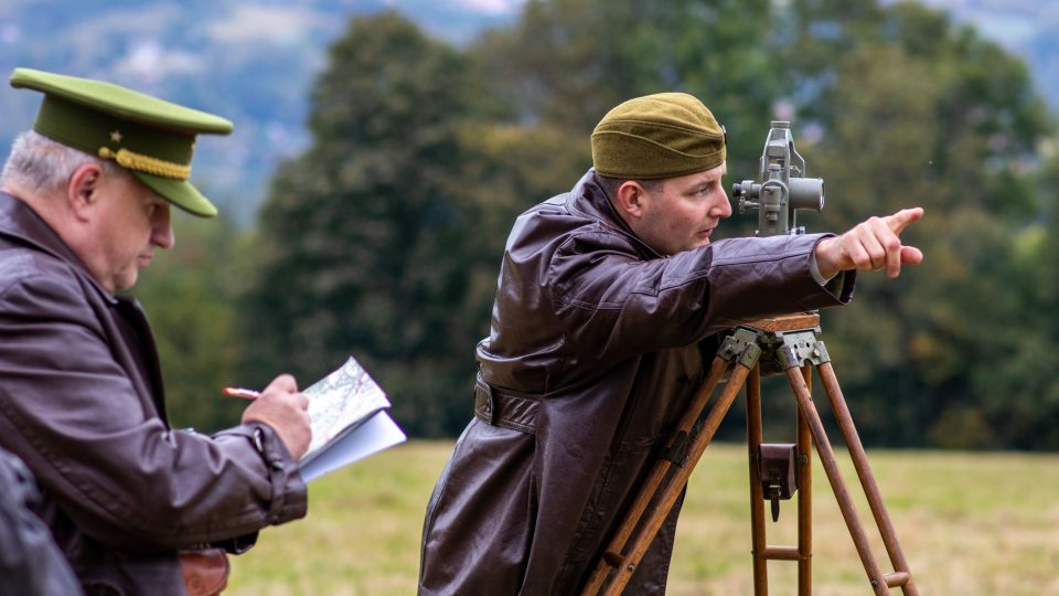 V pevnosti Dobrošov na Náchodsku filmaři natáčejí dokument o událostech roku 1938