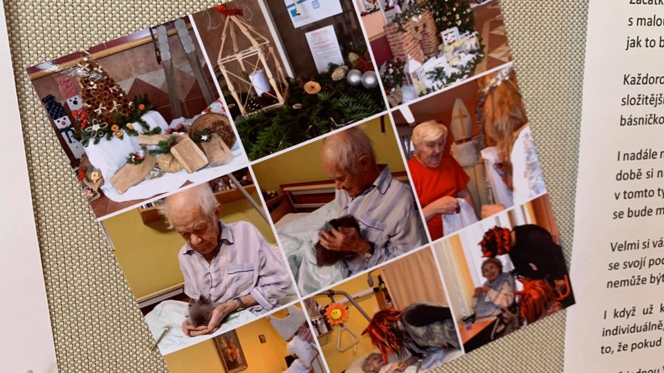 Neobvyklou výstavu o covidu připravil pro klienty Domov důchodců ve Dvoře Králové nad Labem