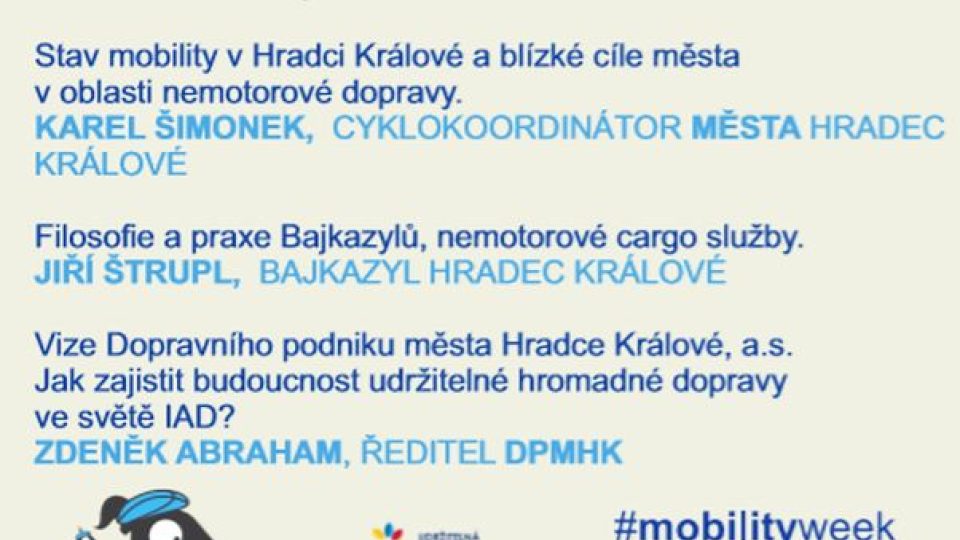Evropský týden mobility v Hradci Králové aneb Zažij město jinak!