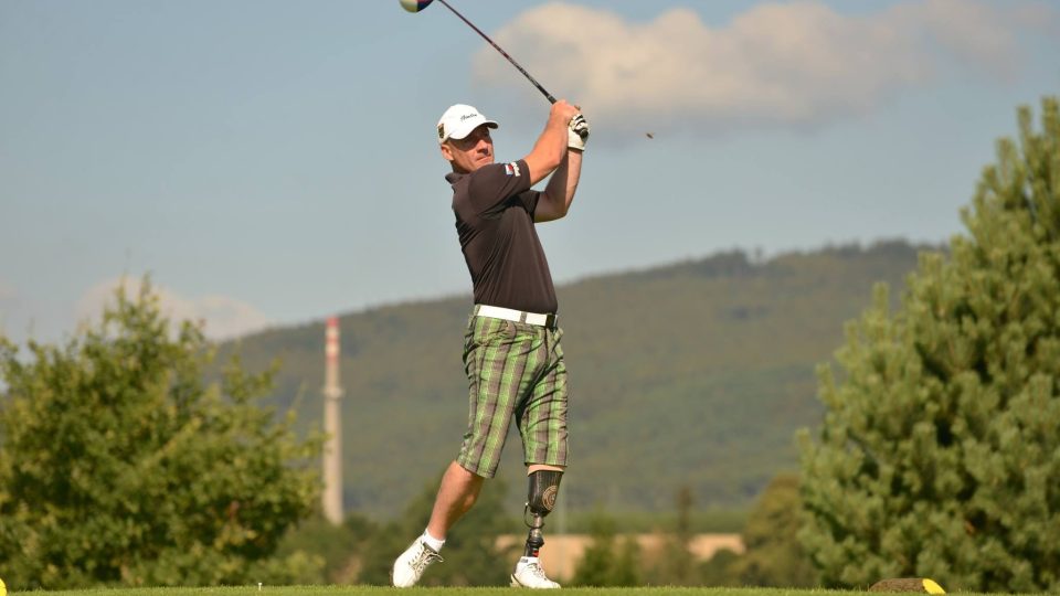 Miroslav Lidinský při golfu