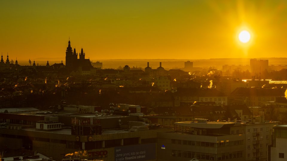 Hradec Králové z balonu