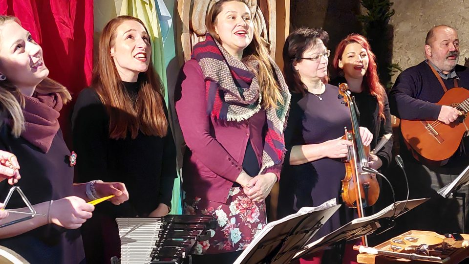 Na adventním koncertě Kůsovic koledníků 2024
