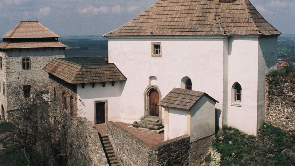 Kaple na hradě Kunětická hora