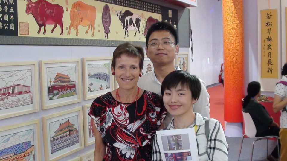 Se studenty češtiny v Číně