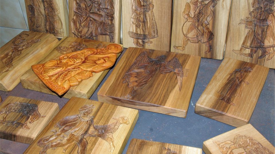 Dřevěné formy na perník od Aleše Vostřeze jsou uměleckými díly