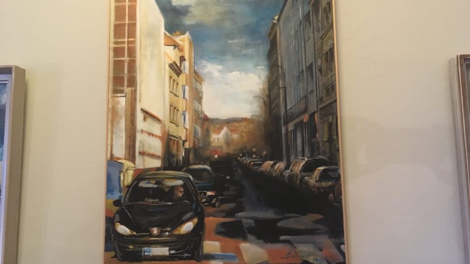 Výstava obrazů Hany Koblížkové Šálové ve Vile Čerych v České Skalici