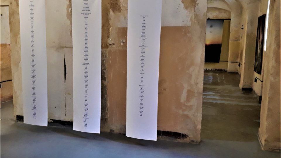 Výstavu Slnovrat v splne doplňují autentické texty od Petra Borovce