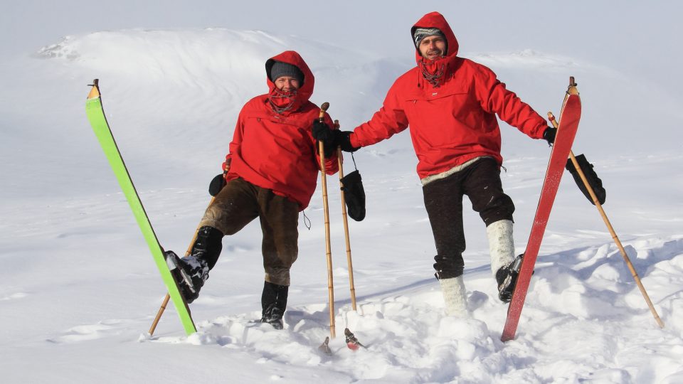 Přechod norské zimní Hardangerviddy ke 120. výročí prvního přechodu Roaldem Amundsenem a jeho bratrem